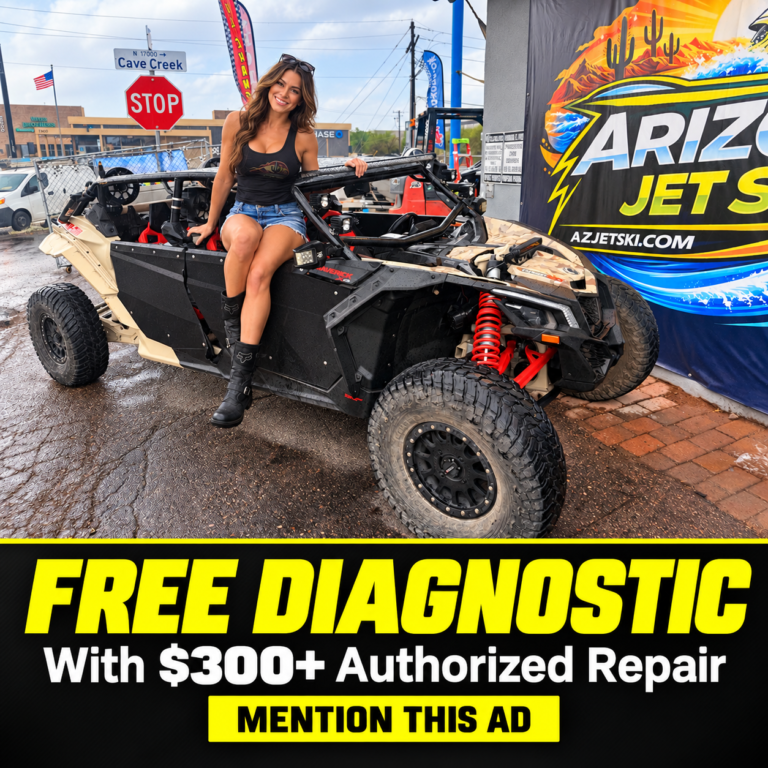 Can-Am side-by-side service at Arizona Jet Ski in Phoenix